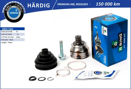 B-RING HBOC1004 Шрус наружный VW TranSporter IV 1.8-2.5 90-03 3833шл