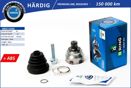 B-RING HBOC1008A Шрус Audi 100 (83-) (наруж.) (с ABS3825)