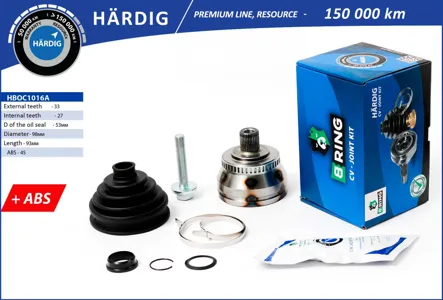 B-RING HBOC1016A Шрус (наруж.) [с ABS, 3327]