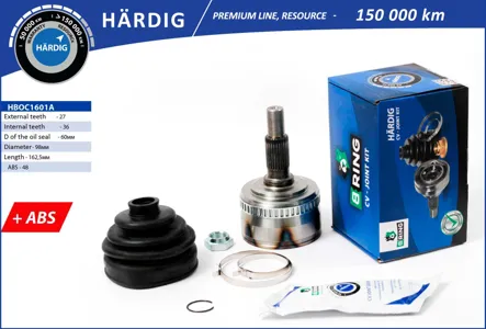 B-RING HBOC1601A Шрус наружный Mercedes Vito 2.2CDI 99- 2736шл ABS 48Т