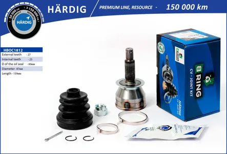 B-RING HBOC1812 Шрус Hyundai Sonata (98-) Kia Optima (98-) (наруж.) (2723)