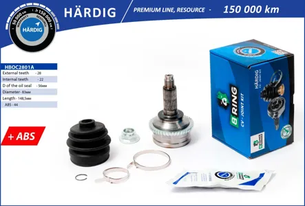B-RING HBOC2801A Шрус (наруж.) [с ABS, 2822]