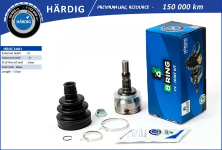 B-RING HBOC3401 Шрус наружный Chevrolet Cruze (J300) 09- 3331шл