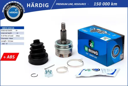 B-RING HBOC4903A Шрус наружный Mitsubishi L200 07-16 IV Pajero Sport II 08-17 3035шл ABS 47Т