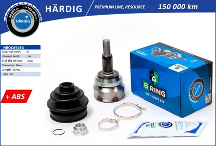 B-RING HBOC8905A Шрус Toyota Camry (06-) Lexus RX (06-) (наруж.) (с ABS3026)