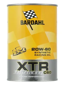 BARDAHL 318039 Моторное масло 20W60 XTR C60 RACING 39.67 1л (специализированное синт. )