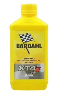 BARDAHL 355139 Масло моторное синт. 5W40 XT4S SN, JASO MAMA2 MOTO 4T 1л