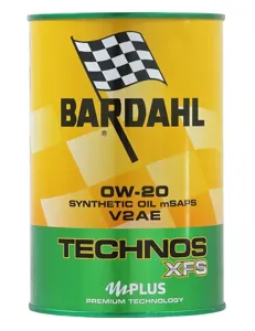 BARDAHL 366039 Масло моторное синт. 0W20 TECHNOS XFS V2AE POLAR Plus С60 SN, C5, Volvo VCC RBS0-2AE 1л