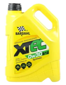 BARDAHL 36843 Масло моторное XTEC 0W30 B12 синт 5л