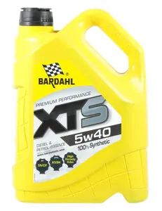 BARDAHL 36893 Масло моторное синт. 5W40 XTS A3B4, API SNCF 5л