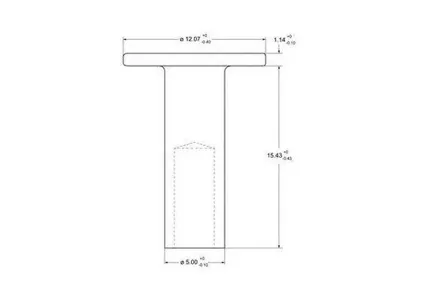 BERAL 93275 комплект заклепок 100шт. 5x15 оцинков.сталь, полутрубчатые