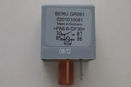 BERU GR081 Реле свечи накала 12V 70A (4 полюс)