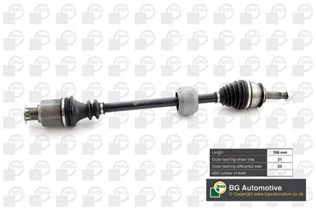 BGA DS1500R Полуось
