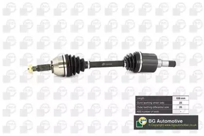 BGA DS2300L Вал приводной, передний левый