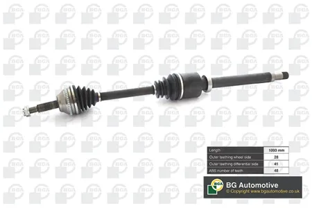 BGA DS2342R Вал приводной, передний правый