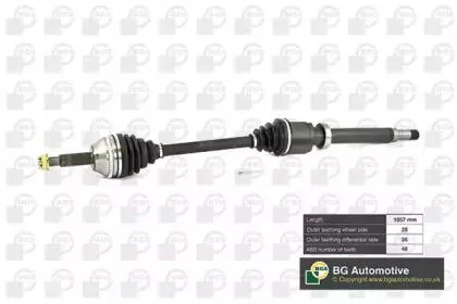 BGA DS2351RA Вал приводной, передний правый