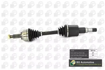 BGA DS3300L Вал приводной, передний левый