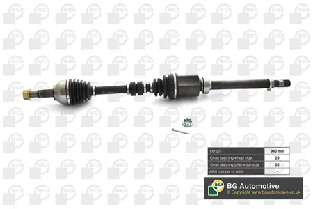 BGA DS6315R Привод в сборе Nissan Qashqai I (J10) 06- прав. 1.6i MT 2WD