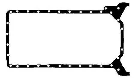 BGA OP2337 Прокладка поддона mer w124w201s124t1t2 1.8-2.5 (m102) 82-94