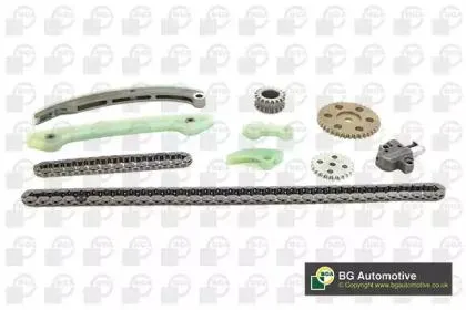 BGA TC2301FK Комплект цепи ГРМ (Цепь-2,Нат-1,Усп-4,Шест-4): Mazda  356 02- Ford Mondeo IIIIV 07- C-Max 06- LF