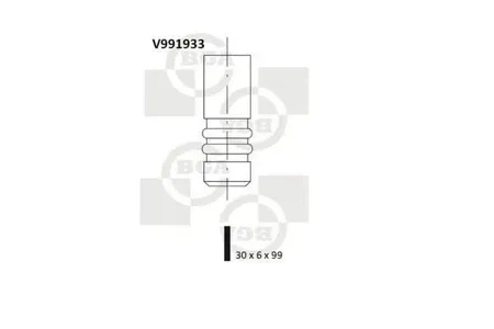 BGA V991933 Клапан выпускной 