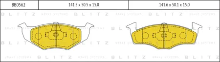 BLITZ BB0562 Колодки торм.