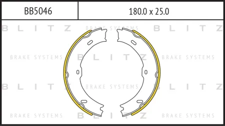 BLITZ BB5046 Колодки ст.торм. Mercedes Sprinter 209-524 06- VW Crafter 30-3530-50 06-