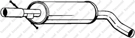 BOSAL 105111 Глушитель средняя часть