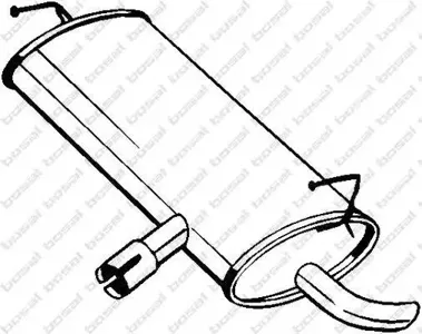 BOSAL 145203 Глушитель задний
