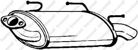 BOSAL 145503 Глушитель задняя часть
