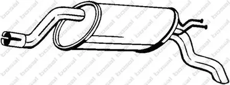 BOSAL 148309 Глушитель выхлопных газов конечный