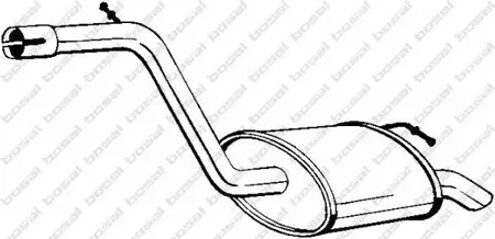 BOSAL 154187 Глушитель задний