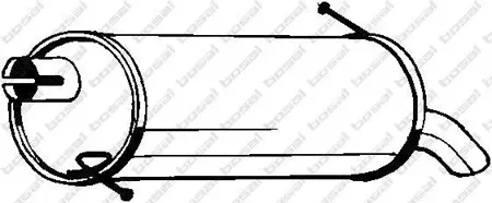 BOSAL 154323 Глушитель задняя часть