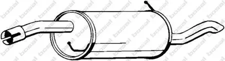 BOSAL 154429 Глушитель задняя часть