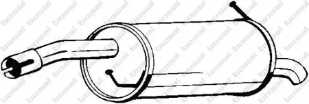 BOSAL 154443 Глушитель задний