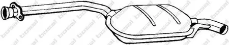 BOSAL 175185 Глушитель средняя часть