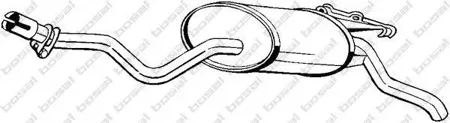 BOSAL 175345 Глушитель задняя часть