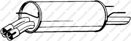 BOSAL 185713 Глушитель задний