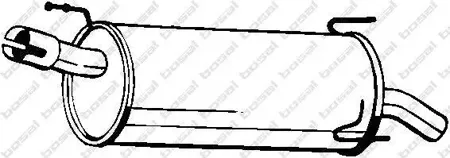 BOSAL 185959 Глушитель задняя часть