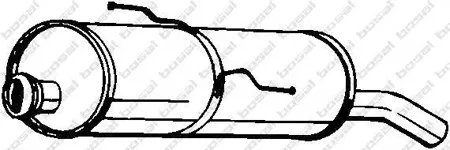 BOSAL 190355 Глушитель задняя часть