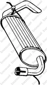 BOSAL 211393 Глушитель задний (LAND FREELANDE 97-00 )