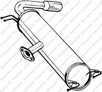 BOSAL 228467 Глушитель задняя часть