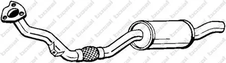 BOSAL 233073 Глушитель передний