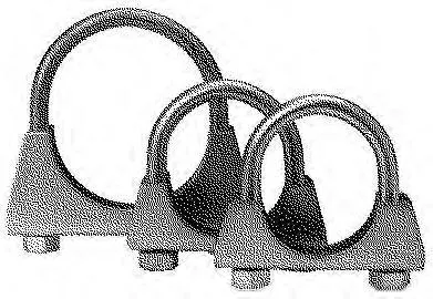 BOSAL 250852 Хомут глушителя диам 52 mm M8