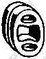 BOSAL 255041 Кронштейн глушителя Opel Corsa B 93-01 резиновый