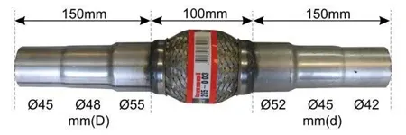 BOSAL 265003 Гофра глушителя
