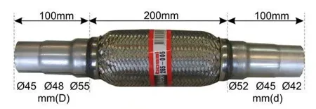 BOSAL 265005 Гофра глушителя