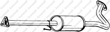BOSAL 278127 Средний глушитель выхлопных газов