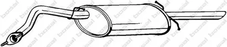 BOSAL 278875 Глушитель задний