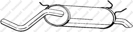 BOSAL 279151 Глушитель задняя часть